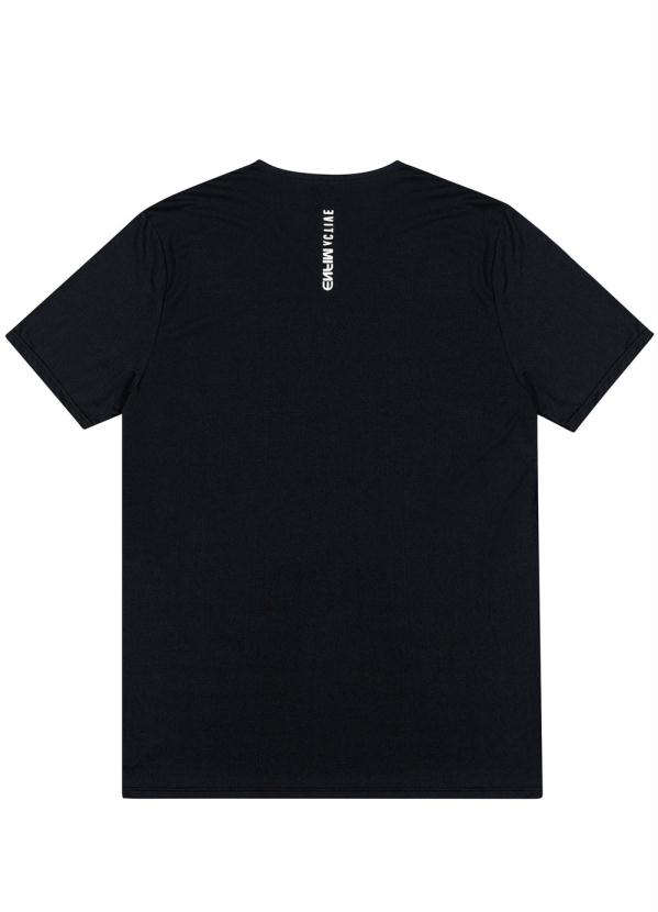 

Camiseta Preta Slim Run Dry, Preto