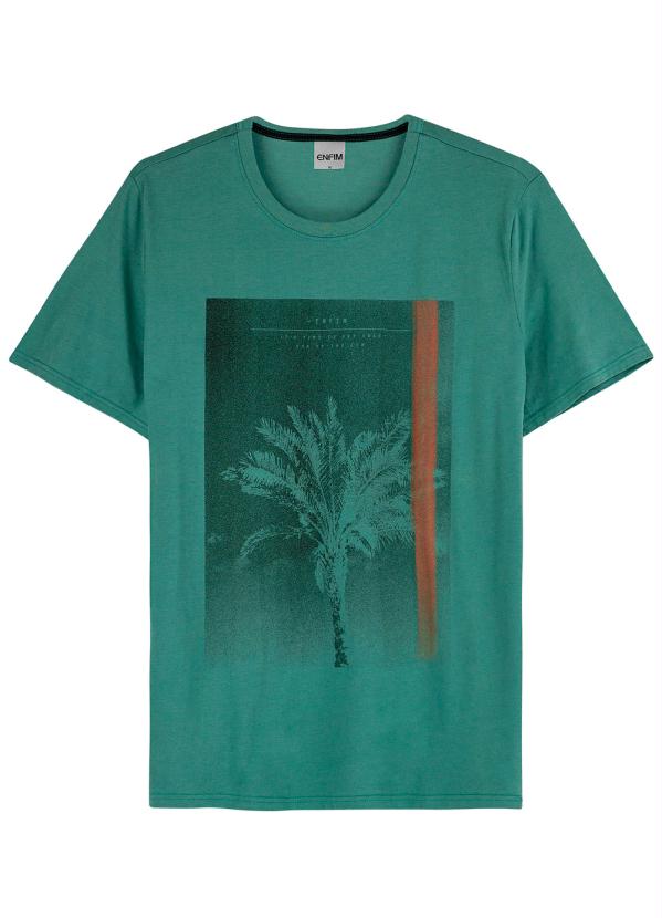 

Camiseta Verde Slim Coqueiro