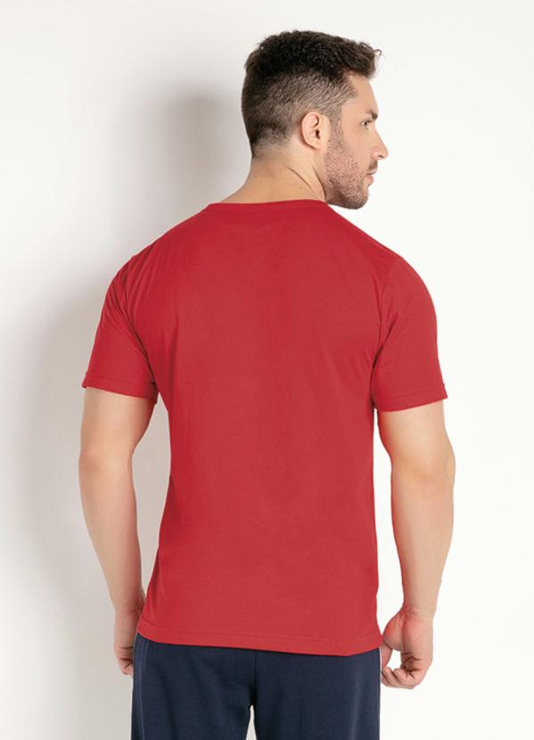 

Camiseta Vermelha Estampada, Vermelho