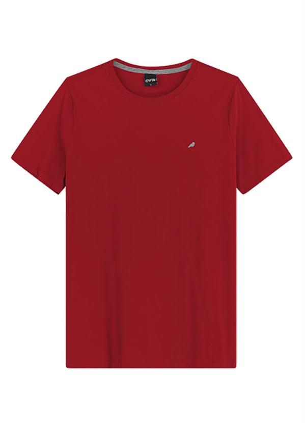 

Camiseta Vermelha Slim em Malha, Vermelho