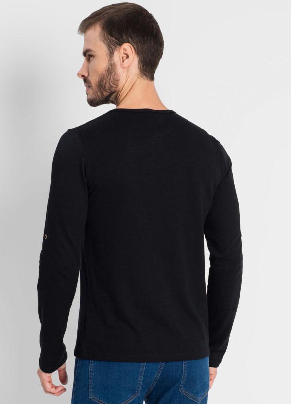 

Camiseta Masculina Lisa Preto