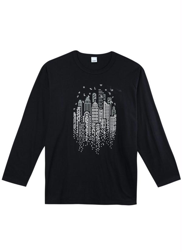 

Camiseta Preta Tradicional City, Preto