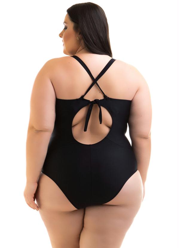 

Maiô Bojo Removível Plus Size Preto