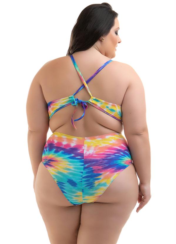 

Maiô Engana Mamãe Plus Size Tie Dye, Estampado