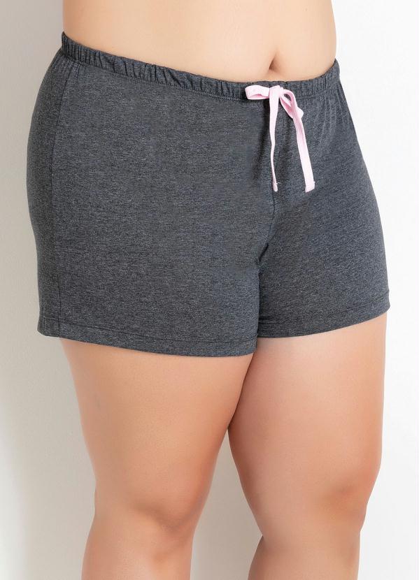 

Pijama Plus Size Curto Rosa Bebê e Chumbo