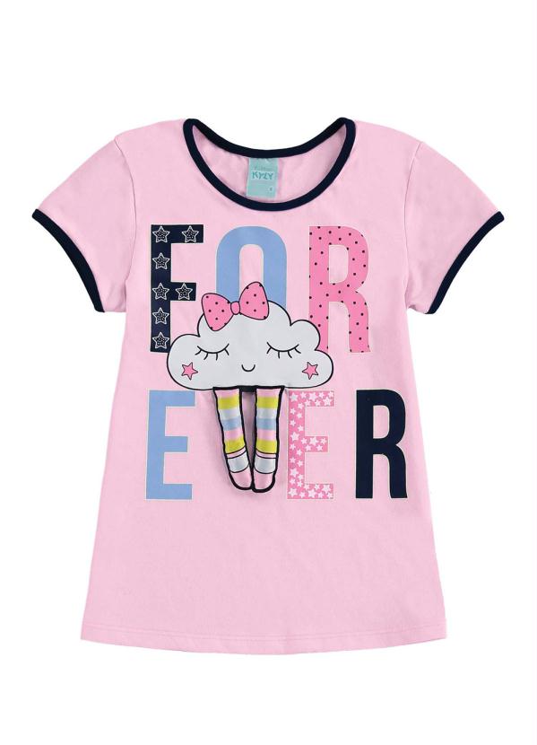 

Pijama Infantil Feminino Rosa