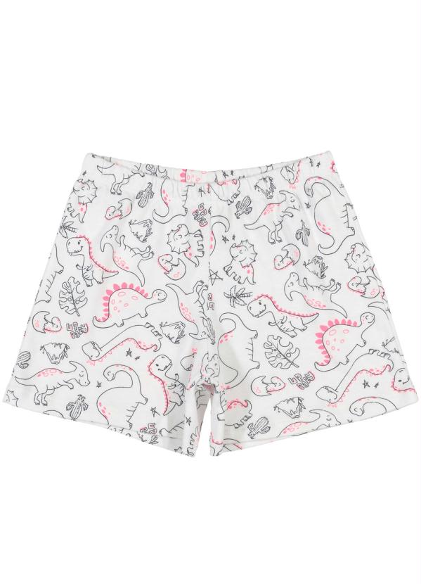 

Pijama Infantil Menina Verão Branco