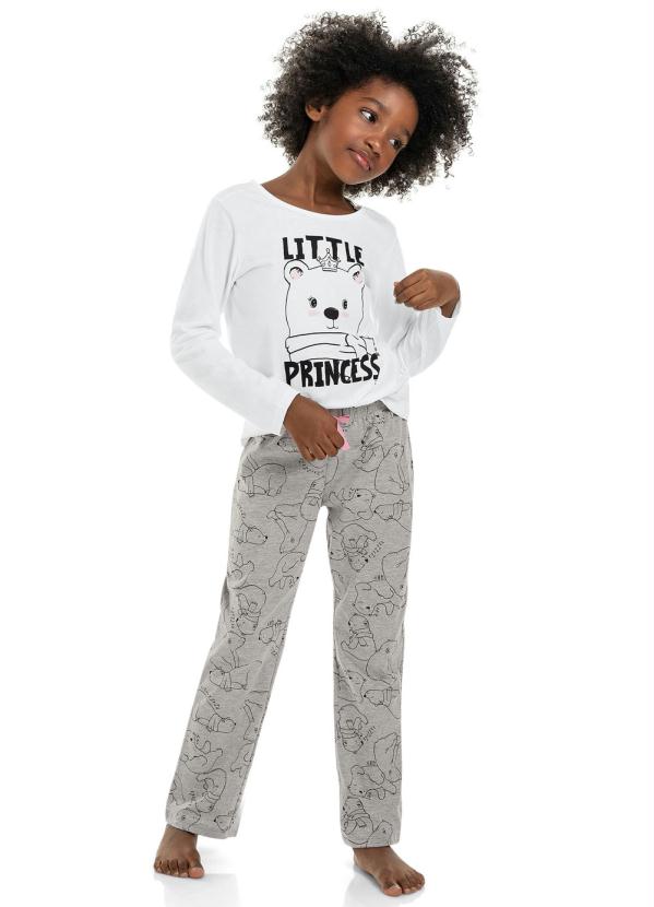 

Pijama Família Manga Longa Branco