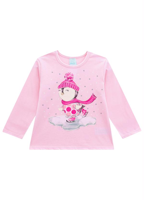 

Pijama Infantil Feminino Rosa