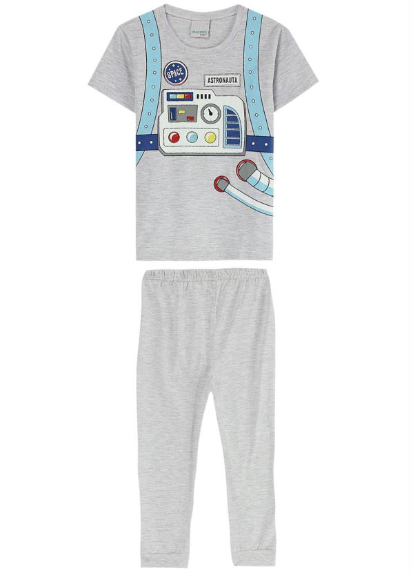 

Pijama Cinza Claro Space Man Menino