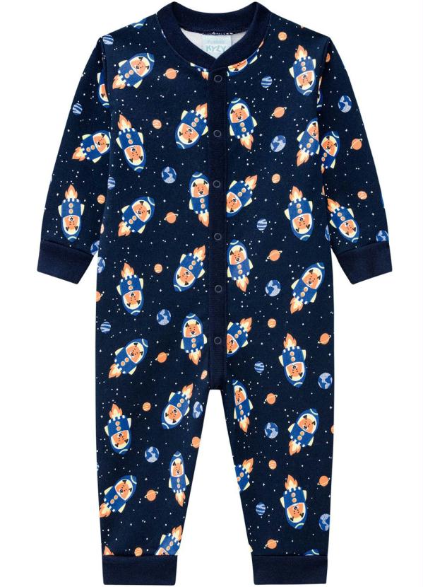 

Pijama Infantil Masculino Marinho, Azul