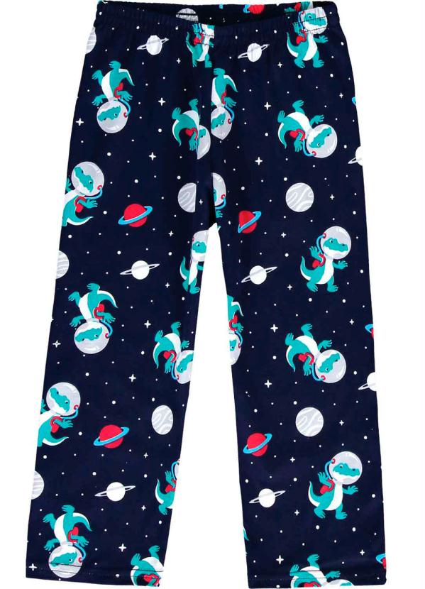 

Pijama Infantil Masculino Marinho, Azul