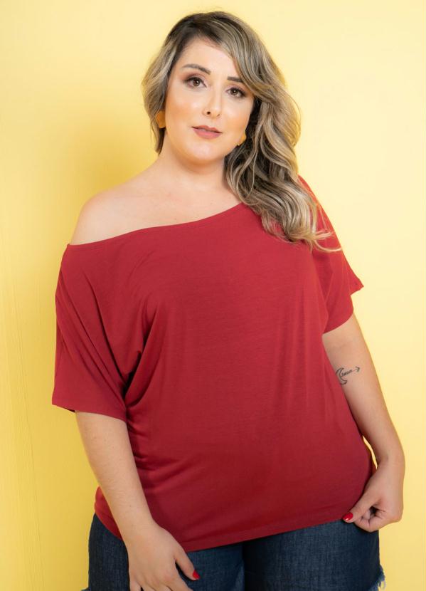 

Blusa Big Vermelho Plus Size