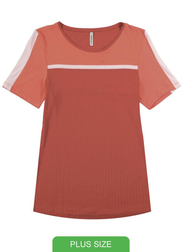 

Blusa com Recorte e Tira Sobreposta Vermelho