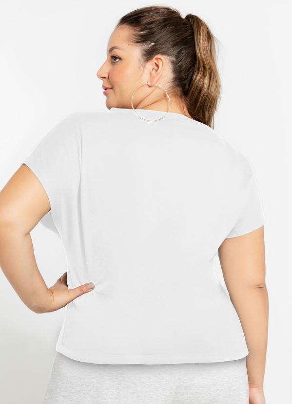 

Blusa Manga Curta Branco