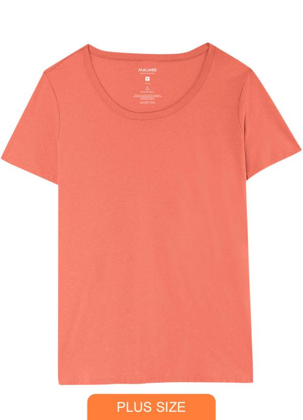 

Blusa Rosê Tradicional em Malha Plus, Rosa