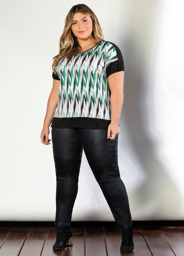 

Blusa Verde Geometric