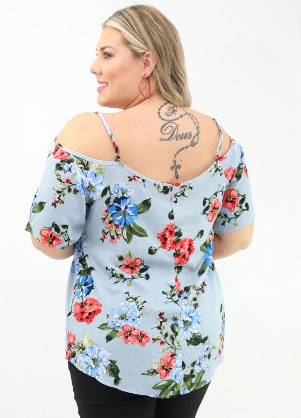 

Blusa Visco Voil Estampado