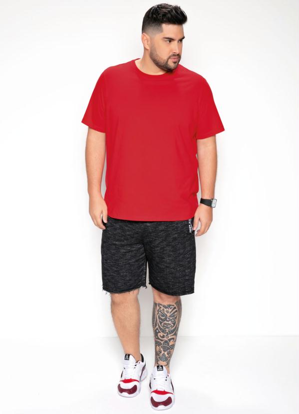 

Camiseta Unissex Plus Size Vermelha, Vermelho