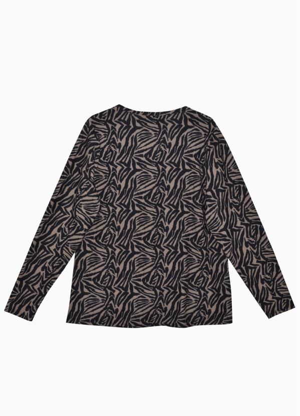 

Blusa Estampada com Amarração Estampado