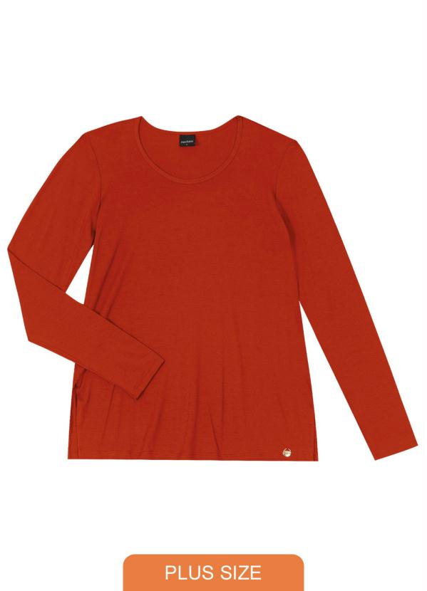 

Blusa Feminina Manga Longa Laranja