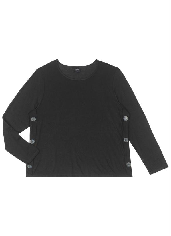 

Blusa Feminina Manga Longa Preto