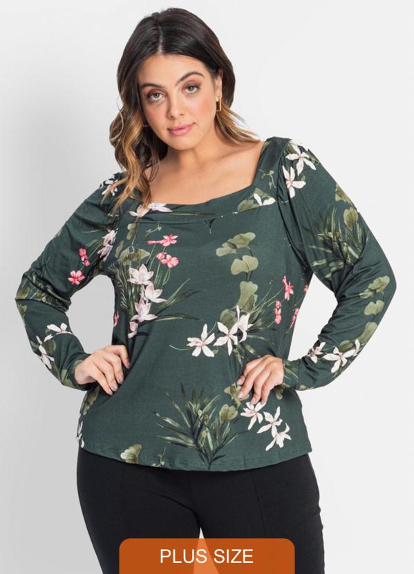 

Blusa Manga Longa Verde