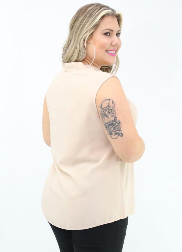 

Blusa Viscose Voil Nude