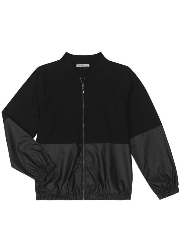 

Jaqueta Bomber Preto