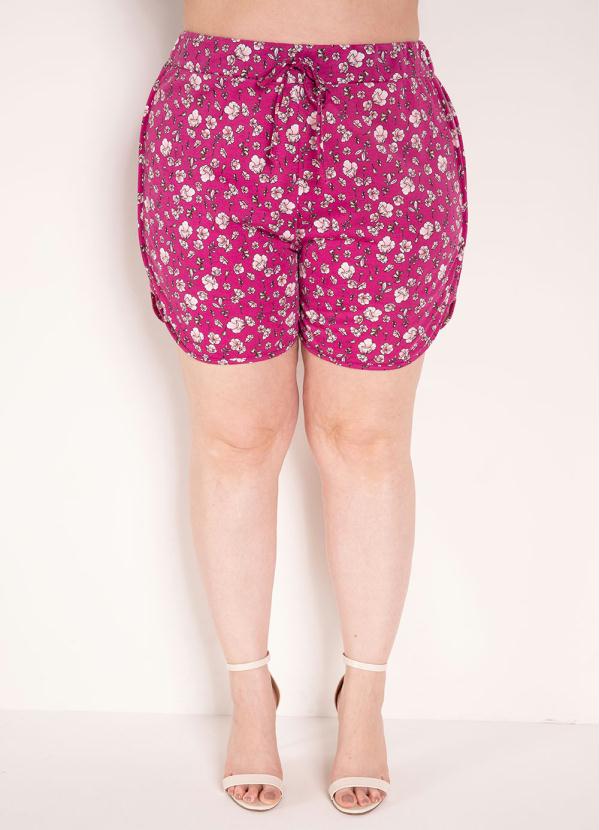 

Short Floral Pink Boxer Plus Size, Rosa