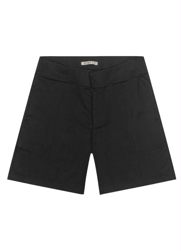 

Shorts Feminino Plus Size Preto