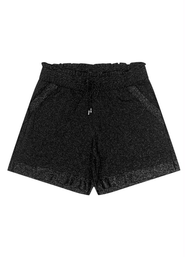 

Shorts Feminino Plus Size Preto