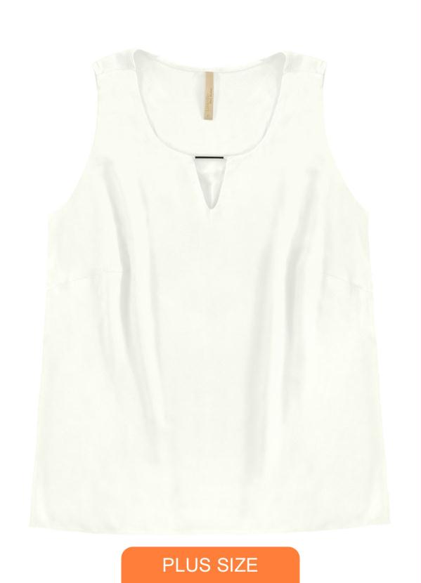 

Blusa Tecido Rayon Twill Branco