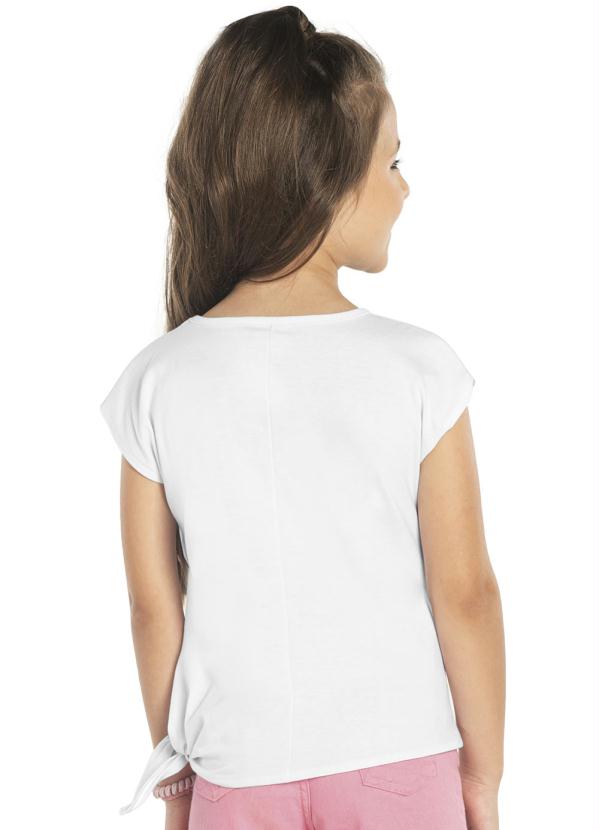 

Blusa Arco Íris Infantil Branco