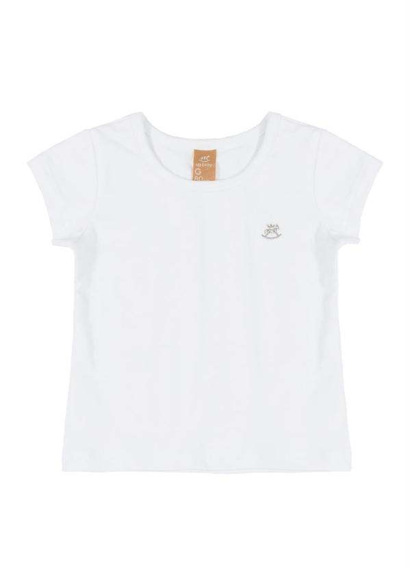 

Blusa Básica Manga Curta Branco