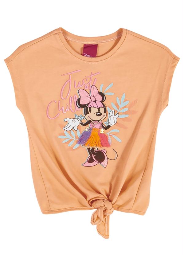 

Blusa Estampada com Amarração Laranja