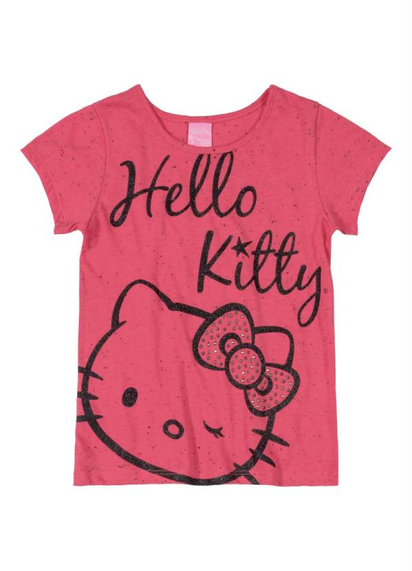 

Blusa Fashion Kitty Rosa