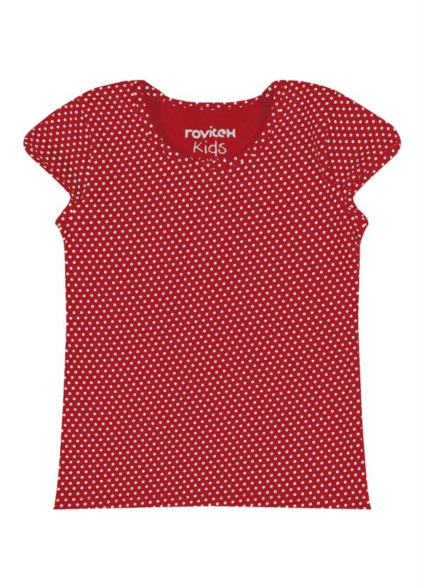 

Blusa Infantil Básica Vermelho