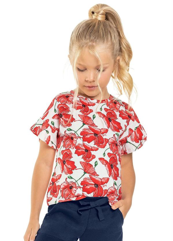 

Blusa Infantil com Manga Godê Off White, Bege