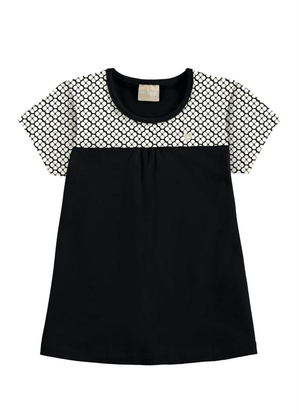 

Blusa Infantil Feminina Preto