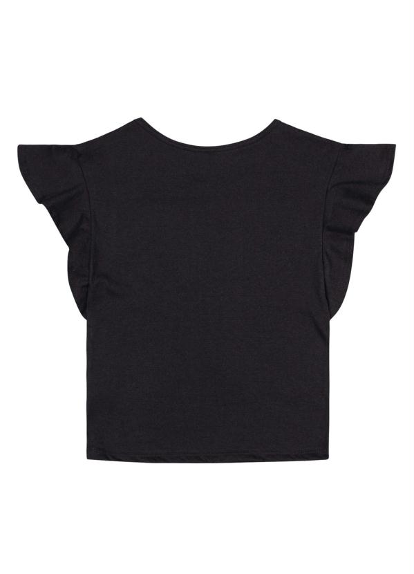 

Blusa Infantil Feminina Preto