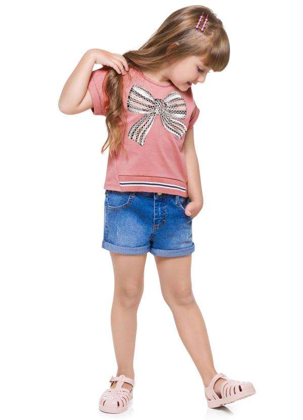 

Blusa Infantil Feminina Rosa