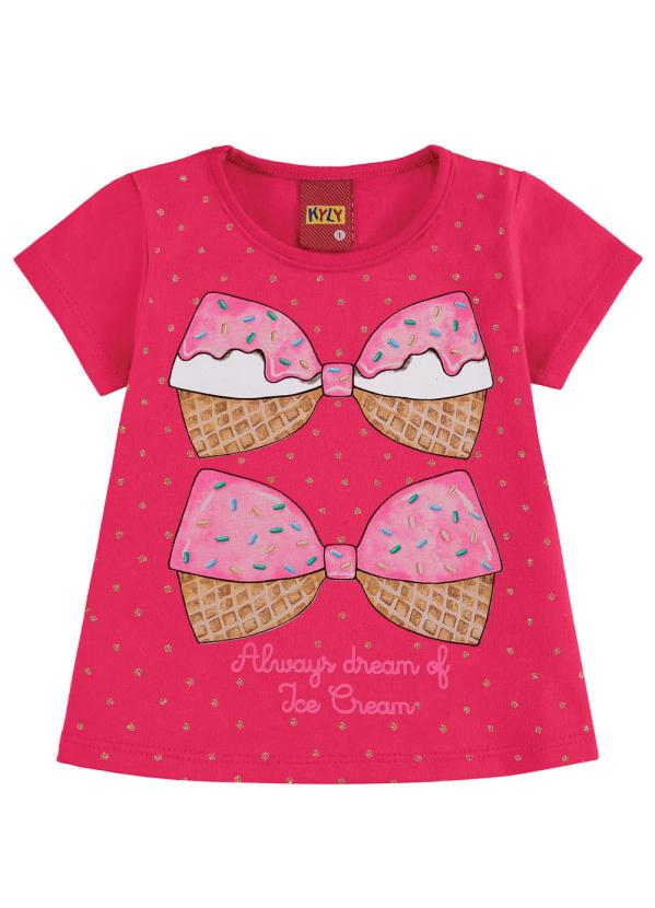 

Blusa Infantil Feminina Rosa