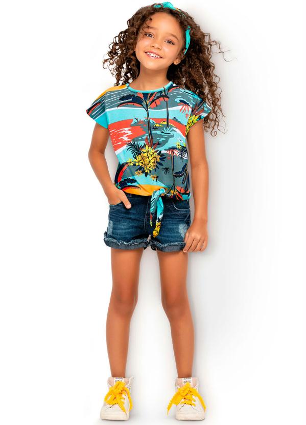 

Blusa Infantil Feminina Verde