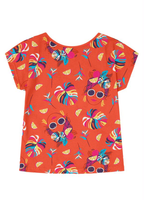 

Blusa Laranja Menina