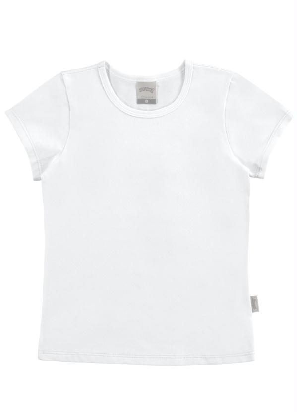 

Blusa Malha Cotton Feminina Básica Branco