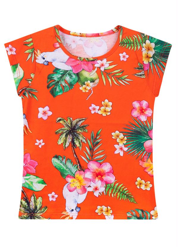 

Blusa Menina Laranja