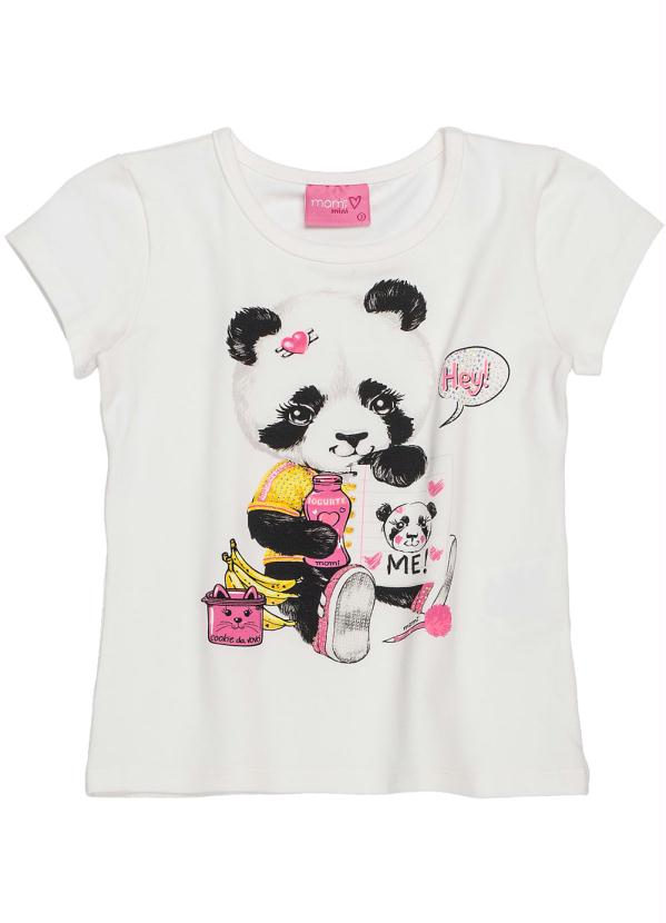 

Blusa Panda Branca, Branco