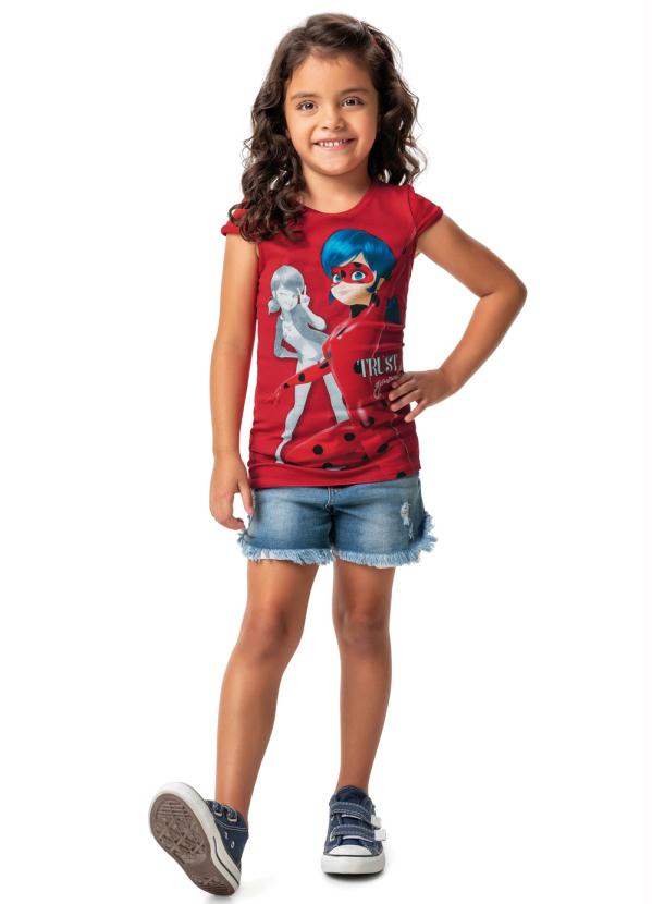 

Blusa Vermelho Escuro Ladybug® Cotton