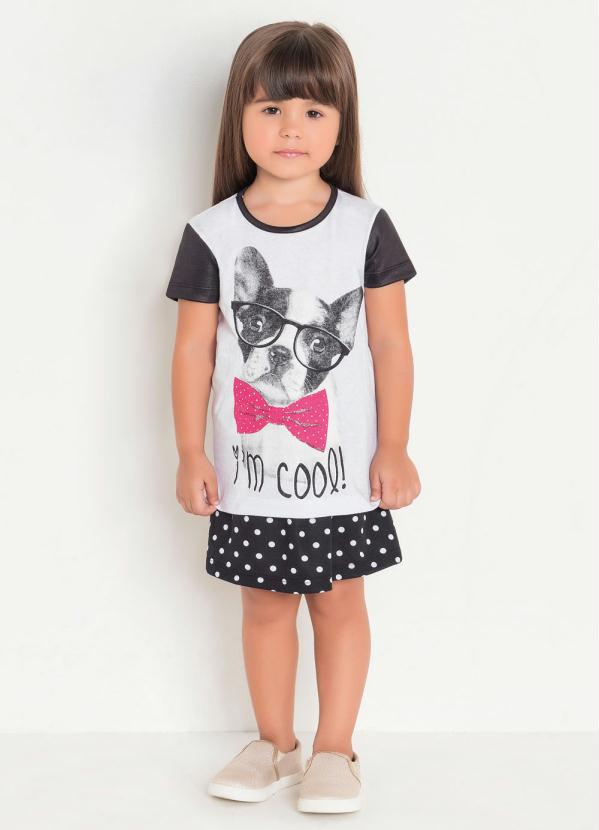 

T-Shirt Infantil Estampa Dog Moda Evangélica, Branco